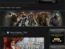 Tablet Screenshot of elitemagyaritasok.info